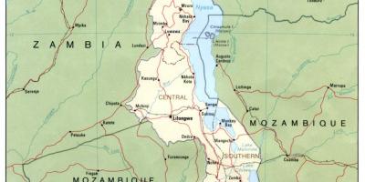 Mapa ng kalye ng blantyre Malawi