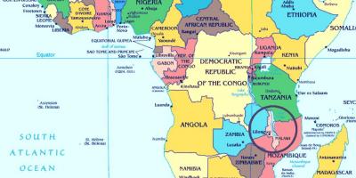 Malawi bansa sa mapa ng mundo